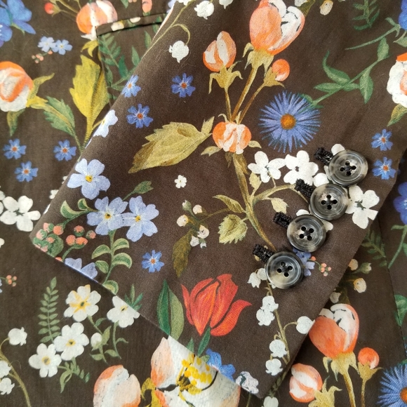 ⭐2X HOST PICK⭐ R13 Summer Floral Cotton Blazer Liberty of London - Picture 14 of 16